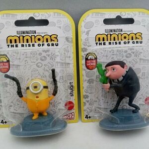 Despicable Me Minions The Rise‎ of Gru  Lot of 2 Mi